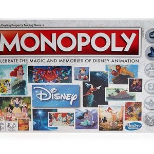 HASBORO Walt Disney Animation Monopoly